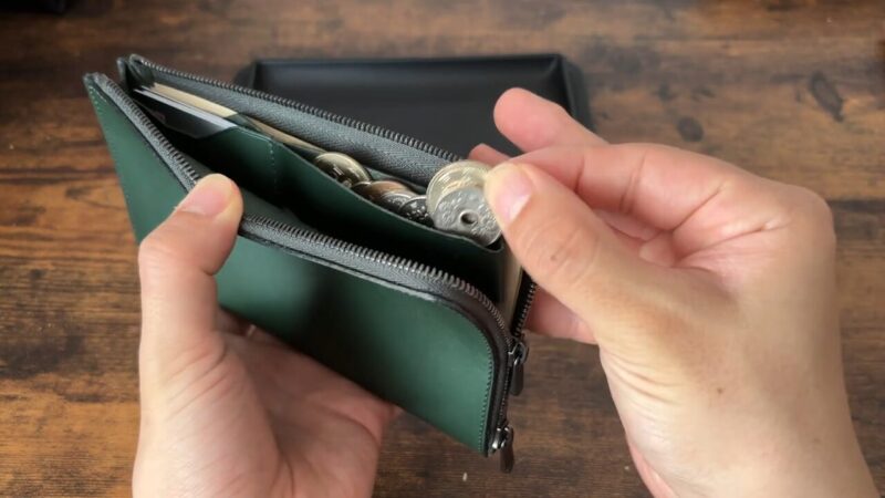 SYRINX（シュリンクス）Hitoe® L-zip L（ヒトエ エルジップ エル）の小銭入れ