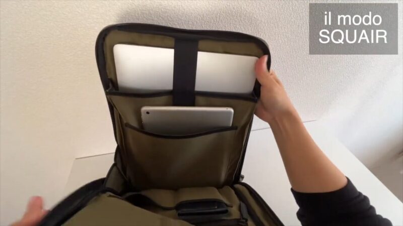 ステータシーのリュックのPCポケット