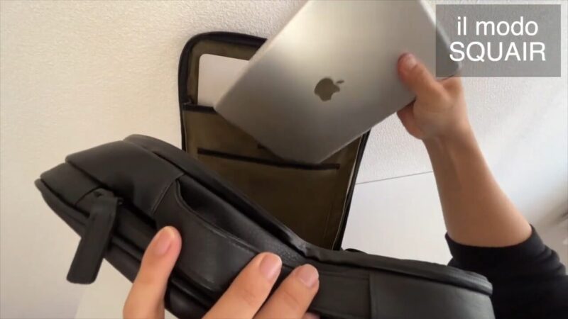 ステータシーのリュックのタブレットポケット