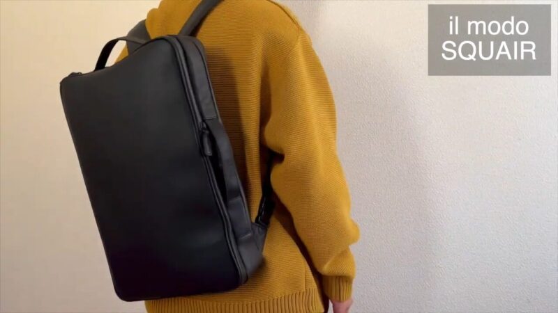 ステータシーのリュックの着用画像