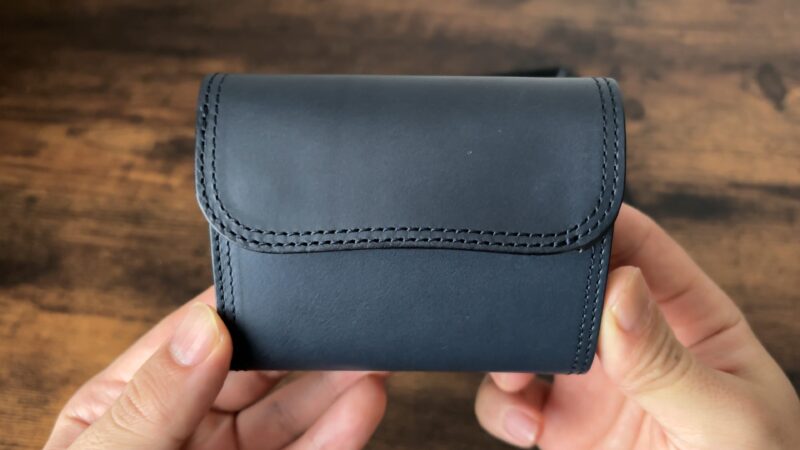 Wホック&Wステッチ ミニ財布(S)の正面画像