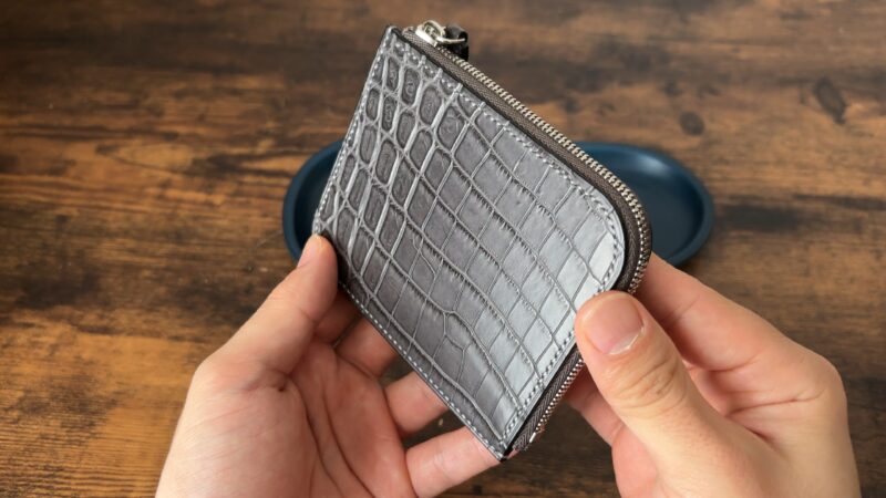 L字ジップハーフマルチウォレットの外観