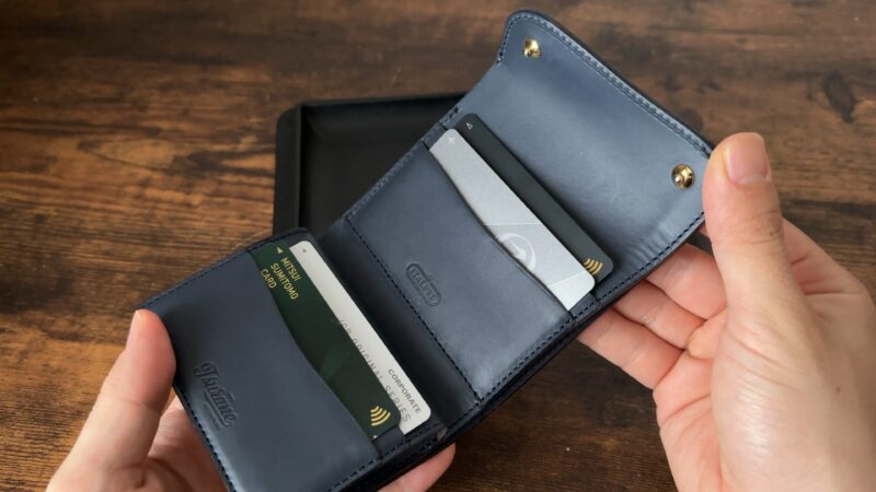 Wホック&Wステッチ ミニ財布(S)の内装