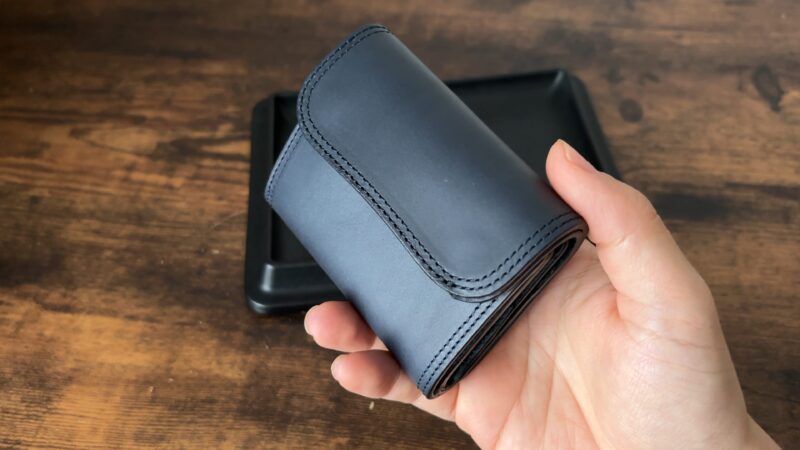 Wホック&Wステッチ ミニ財布(S)の外観