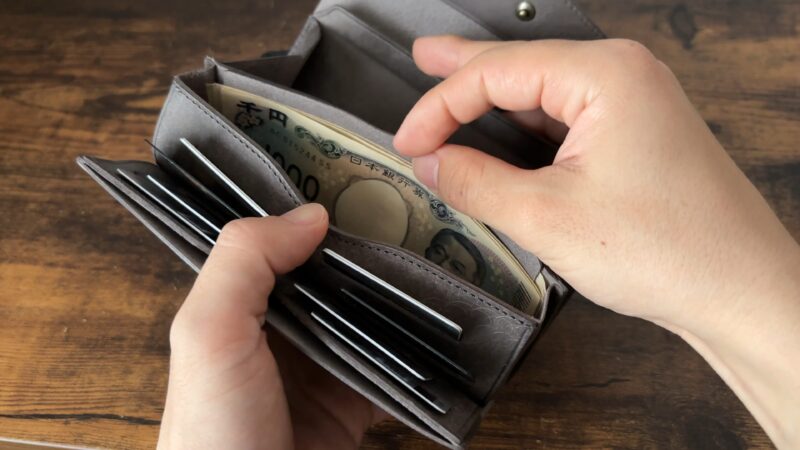 STUDIUM(ストゥディウム)のスタンドアップウォレットの札入れ